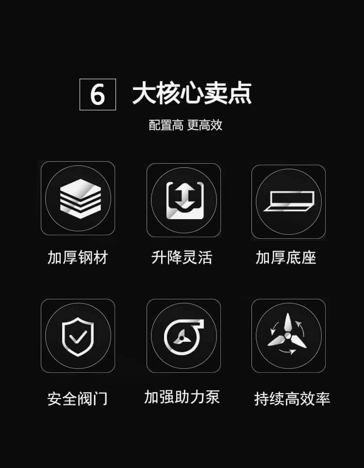 立式氣動(dòng)油壓千斤頂